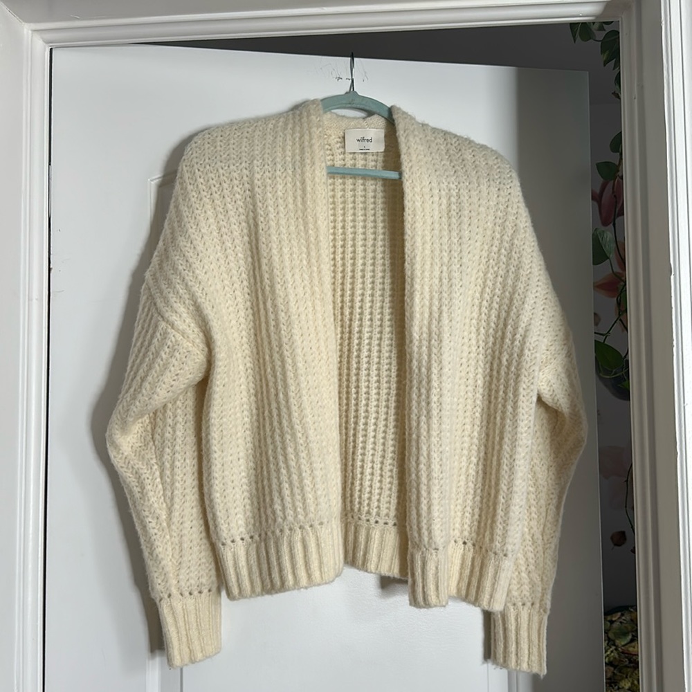 Wilfred Small white cardigan